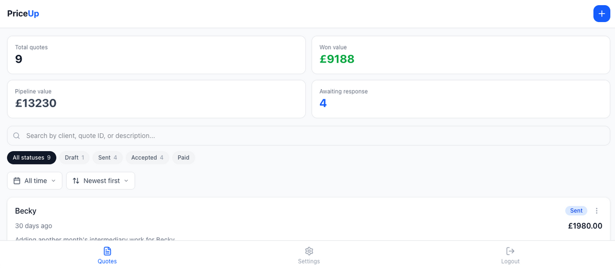 PriceUp.io